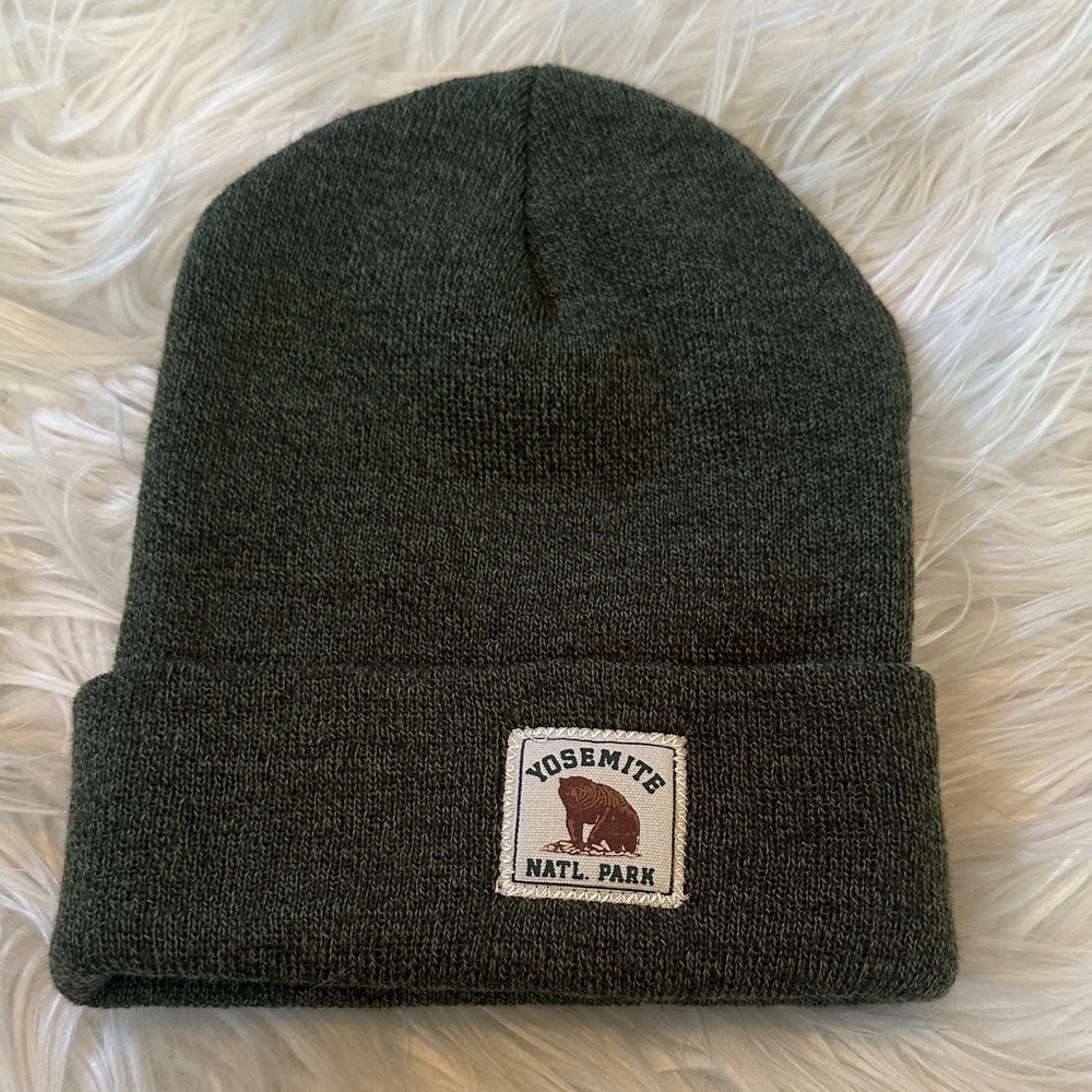 Green Yosemite National Park Beanie